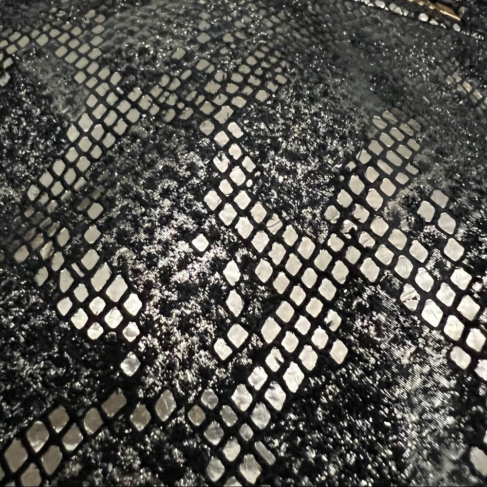 Fossil Megan Leather Metallic Snakeskin Mini Backpack - Picture 13 of 16